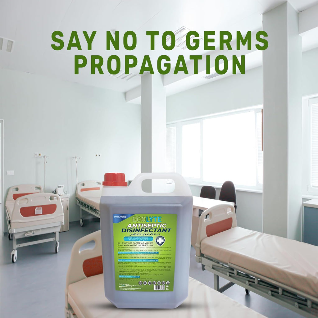 ECOLYTE+ Disinfectant Ecolyte+ Premium Antiseptic Disinfectant Liquid for Effective Germ Protection Antibacterial & Personal Hygiene, Versatile And Effective, Used in Bathing and Laundry, 5 LIter — additional view 4