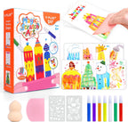 YPLUS Rainbow Scratch Art Activity Set — Scratch & Rubbing Art