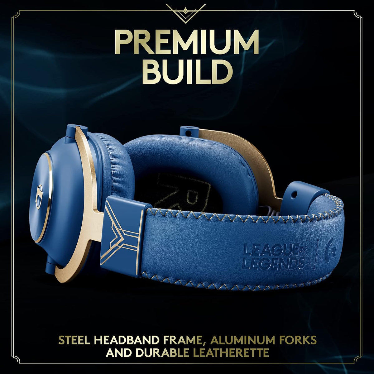 Logitech G PRO X Wired League of Legends Edition Gaming Headset — Blue / League of Legends