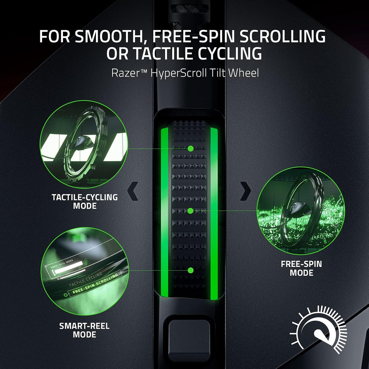 Razer Basilisk V3 Customizable Ergonomic Gaming Mouse — Black — product image 4