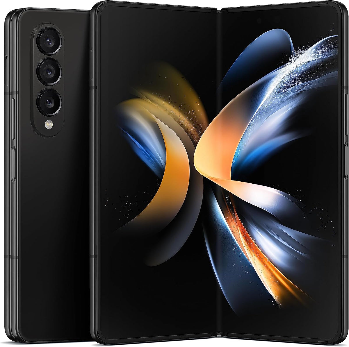 SAMSUNG Galaxy Z Fold 4 Cell Phone, Factory Unlocked Android Smartphone, 512GB, Flex Mode, Hands Free Video, Multi Window View, Foldable Display, 2022, Phantom Black (Renewed)