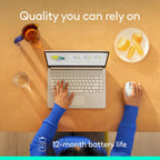 Logitech M196 Wireless Mouse — Off White