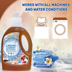 ECOLYTE+ Liquid Laundry Detergent & Fabric Softener Bundle, 6 in 1 Deep Clean, Perfect Clean, Long Lasting Scent, Enhances Softness, Feel Luxurious - (Morning Oud, 2 Liter, Pack of 2) — additional view 6