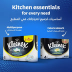 Kleenex Multi Purpose Kitchen Tissue Paper Towel, 2 PLY, 1 Roll x 90 Sheets, Absorbent Towels for all Surfaces — additional view 6