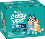 Pampers Easy Ups Training Pants Boys and Girls, Size 4 (2T-3T), 74 Count, Super Pack