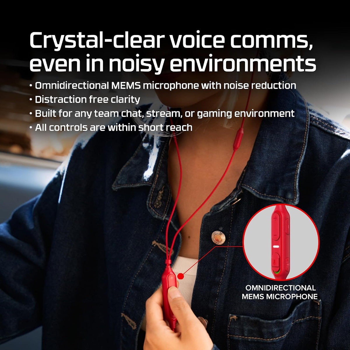 HyperX Cloud Earbuds III S Red — product image 6