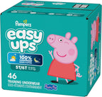 Pampers Easy Ups Girls & Boys Potty Training Pants - Size 5T-6T, 46 Count, My Little Pony Training Underwear (Packaging May Vary)