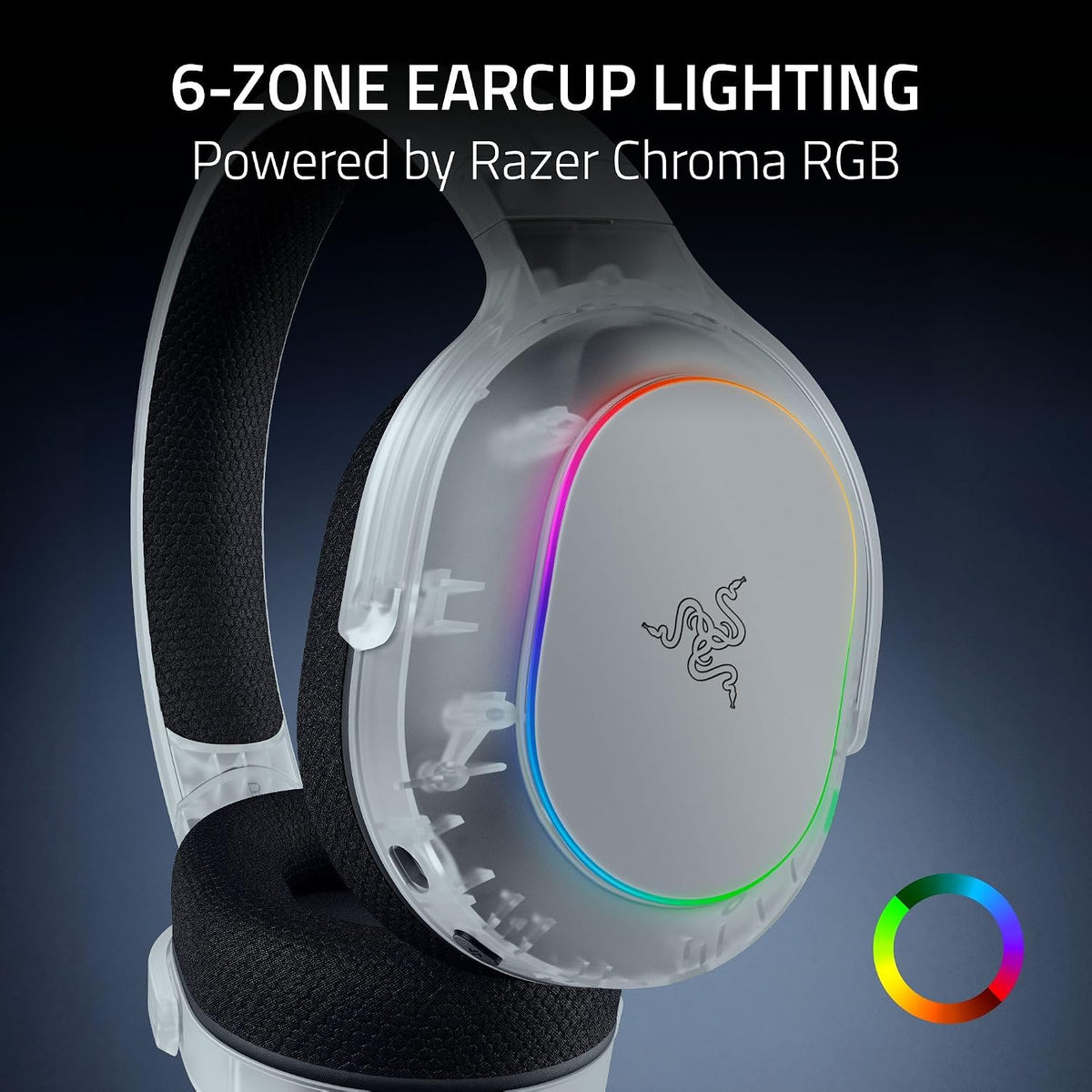 Razer Barracuda X Chroma Wireless Gaming Headset — Phantom White Edition — product image 4