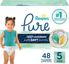 Pampers Pure Protection Diapers Size 5, 48 count - Disposable Diapers