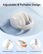 Baseus Bass BH1 NC Noise-Cancelling Headphones — White