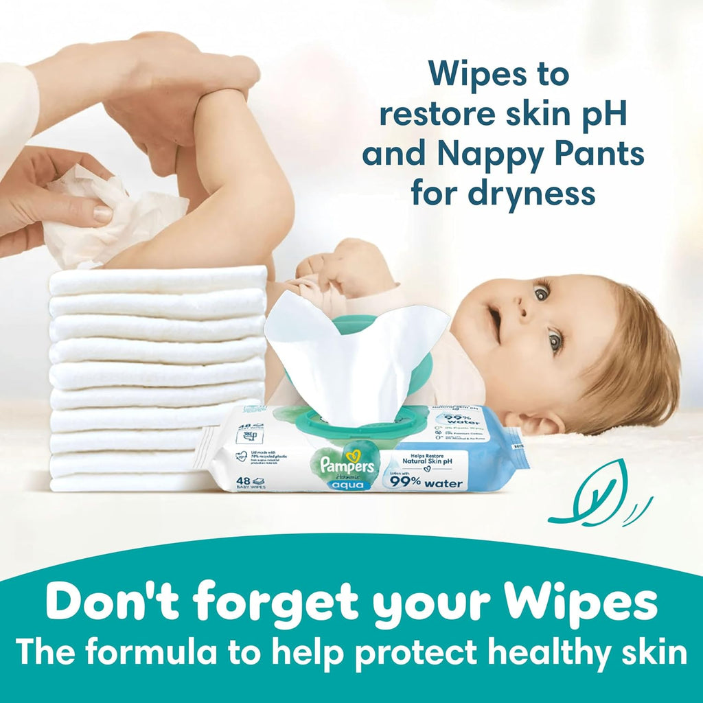 Pampers Nappy Pants Size 7, 126 Count, 17kg+, Triple Protection, Super Absorbent Core, Easy Changes