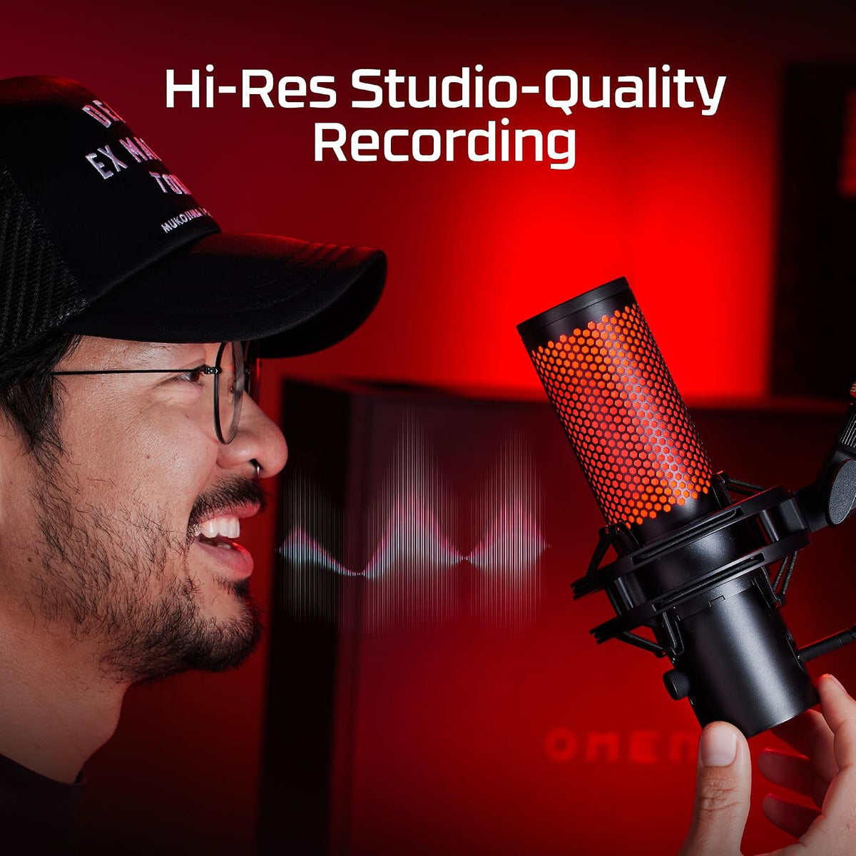 HyperX QuadCast 2 Stand-Alone Microphone Streamer/Content Creator/Gamers/Supports PC, PS4, PS5 — product image 2