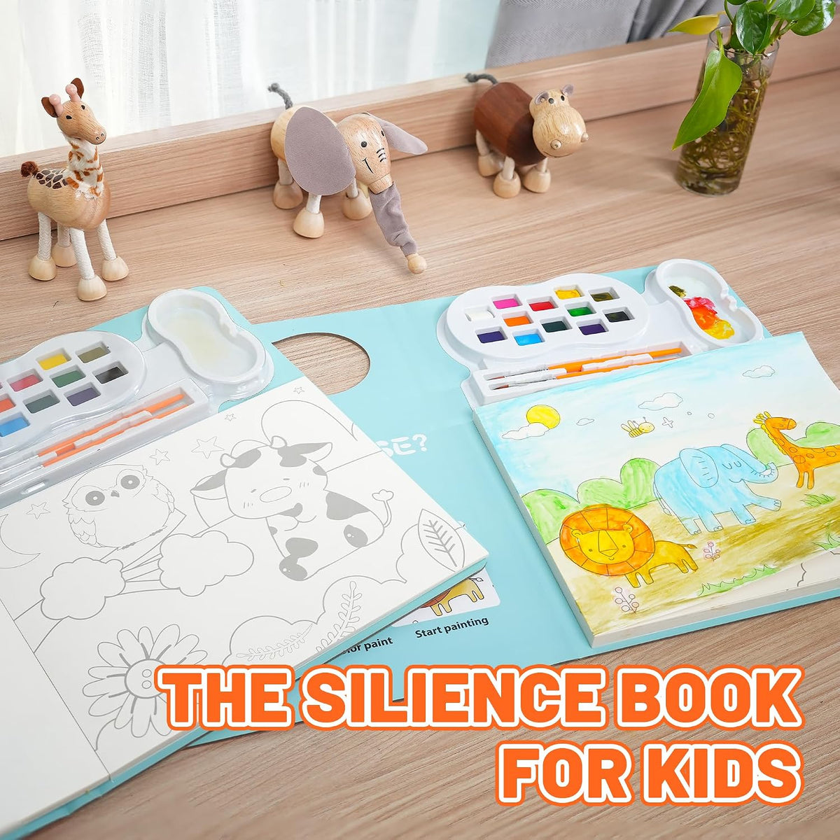 YPLUS Paint with Water Activity Books — All-in-One Painting Set