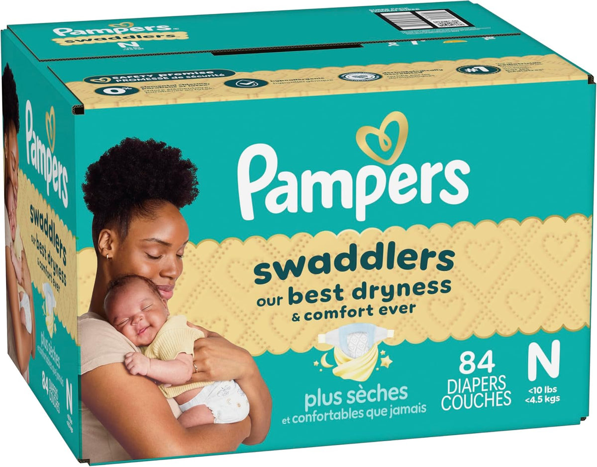 Pampers Swaddlers Newborn Diaper Size 0 84 Count