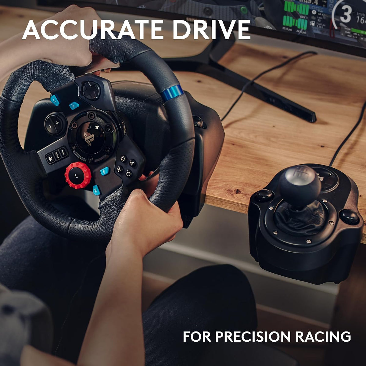 Logitech G29 SE with Shifter Racing Wheel and Pedals — Black