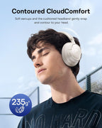 Baseus Bass BH1 NC Noise-Cancelling Headphones — White