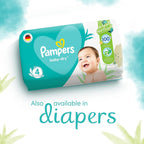 Pampers Complete Clean Baby Wipes, with Aloe Vera Lotion, 64 Wipe Count (Pack of 2)