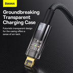 Baseus Explorer Auto Power-Off USB-A to Lightning Cable 2.4A — 1m — Black