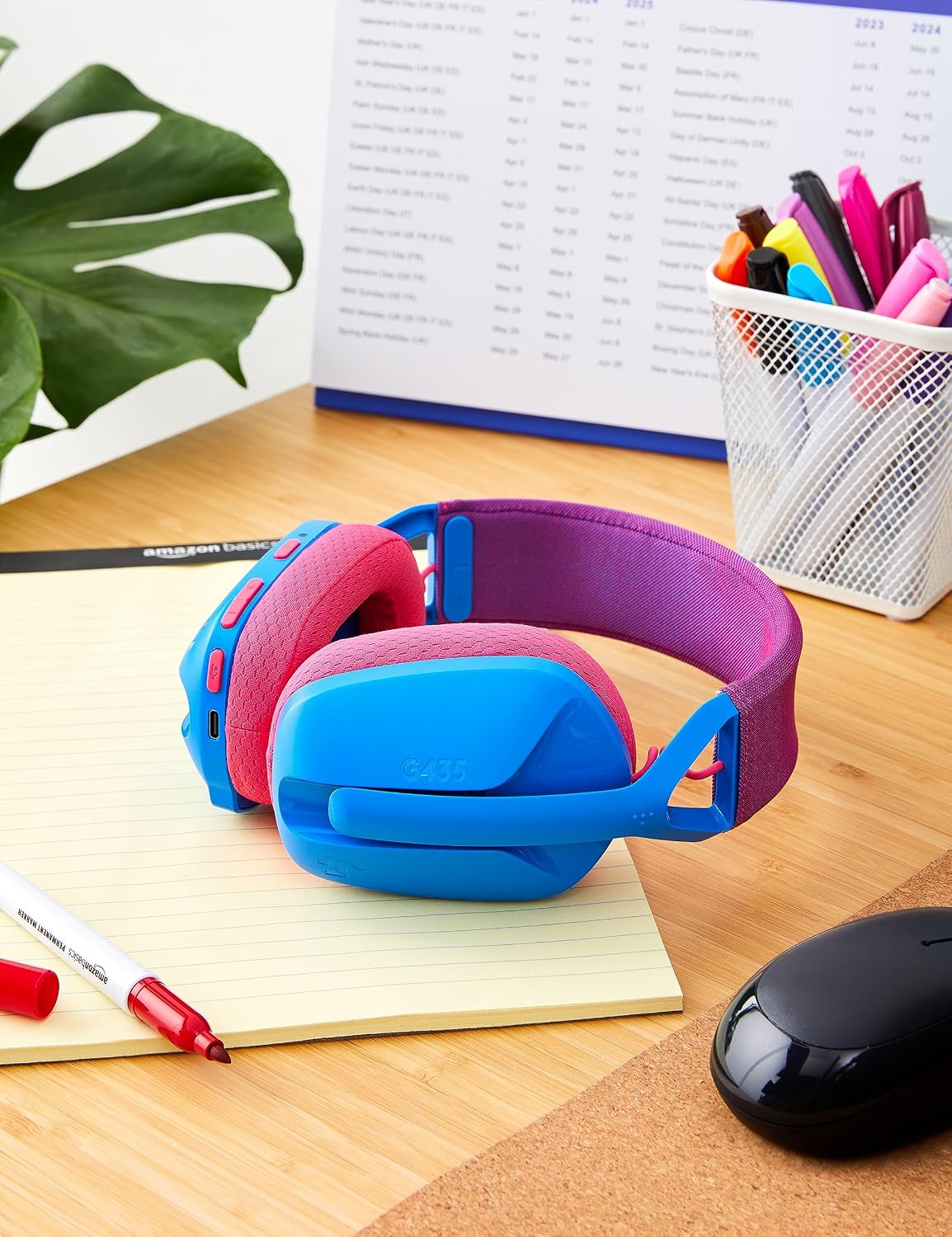 Logitech G435 Wireless Gaming Headset — Blue / Raspberry