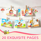 YPLUS Watercolour Activity Book with 8 Paint Colours — Princess
