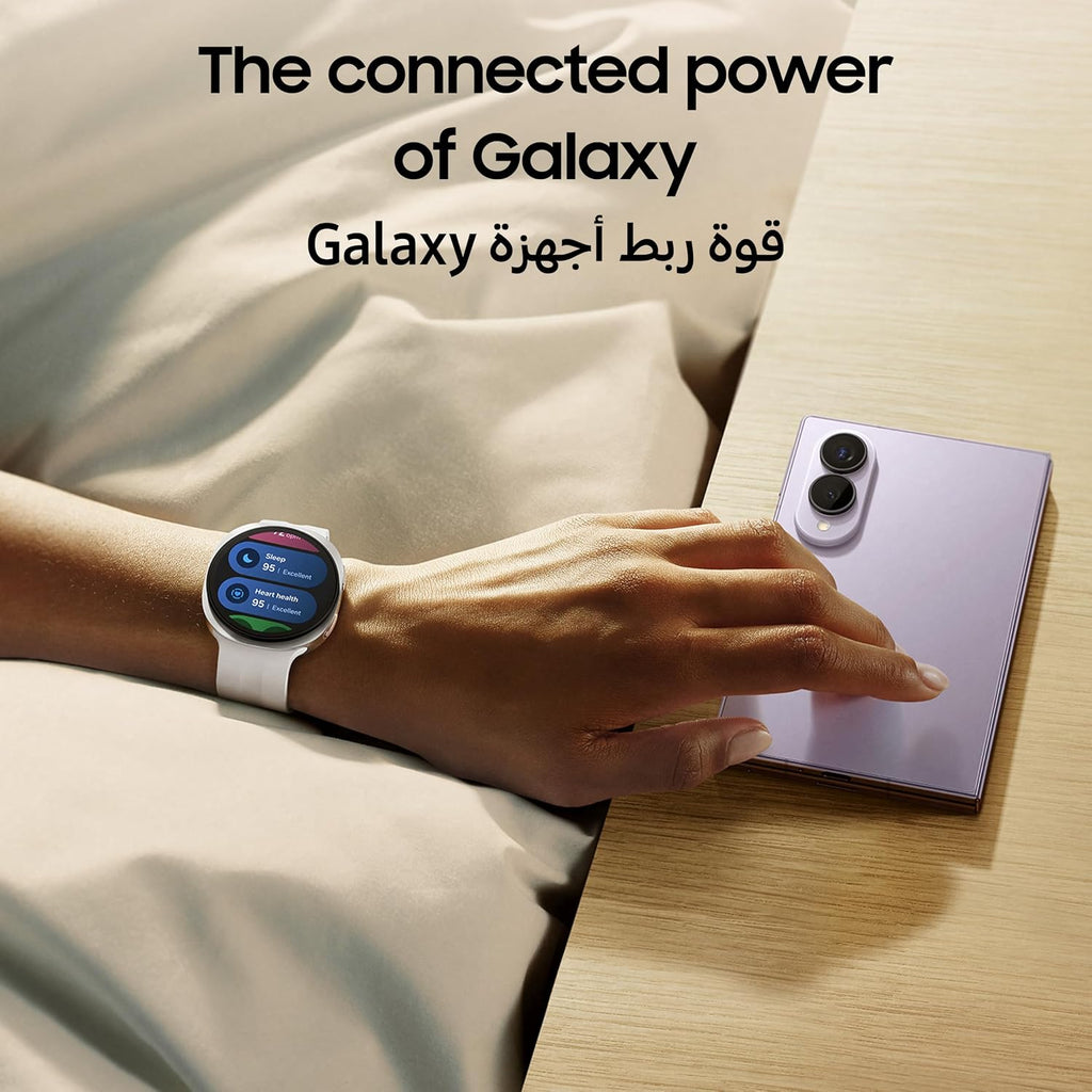 Samsung Galaxy Watch9 Graphite,44mm,Bluetooth, Slimness,Comfort fit,Signature Cushion Design,Personalized Sleep Experience, Health Coaching, 2 Years Extended Warranty (UAE Version)(Amazon Exclusive)