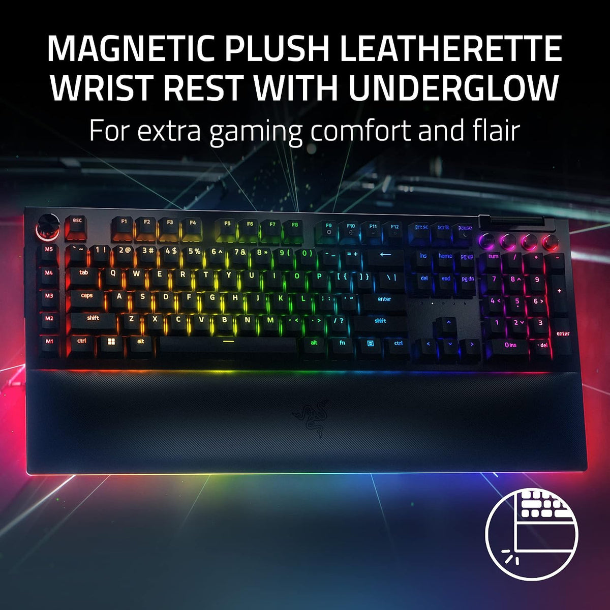 Razer BlackWidow V4 Pro Wired Mechanical Gaming Keyboard — product image 5