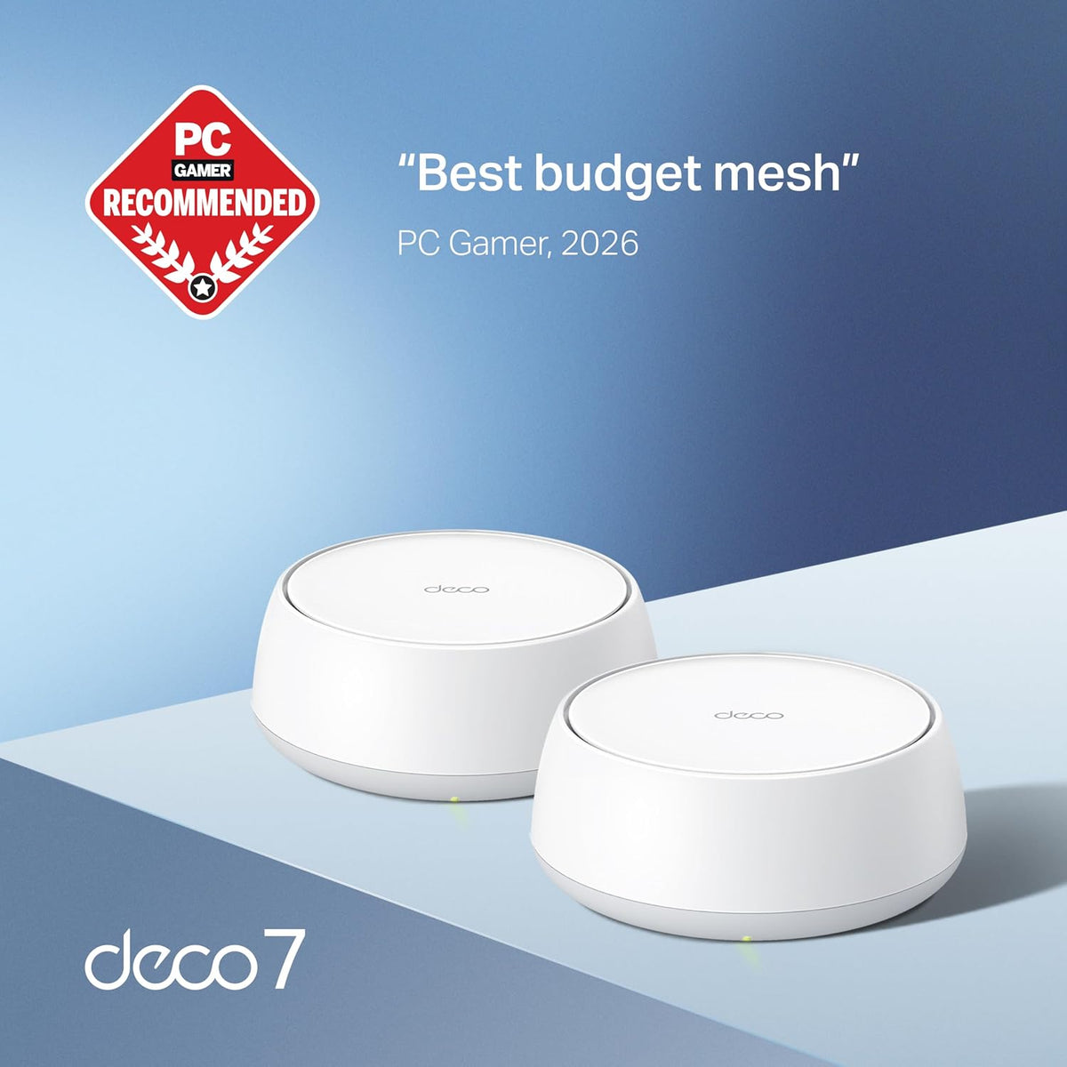 TP-Link Dual-Band BE5000 WiFi 7 Mesh Wi-Fi System (Deco BE25) | 4-Stream 5 Gbps | 240 Mhz Channels | Covers up to 4,600 Sq.Ft | 2X 2.5G Ports Wired Backhaul | VPN,MLO, AI-Roaming, HomeShield (2-Pack)
