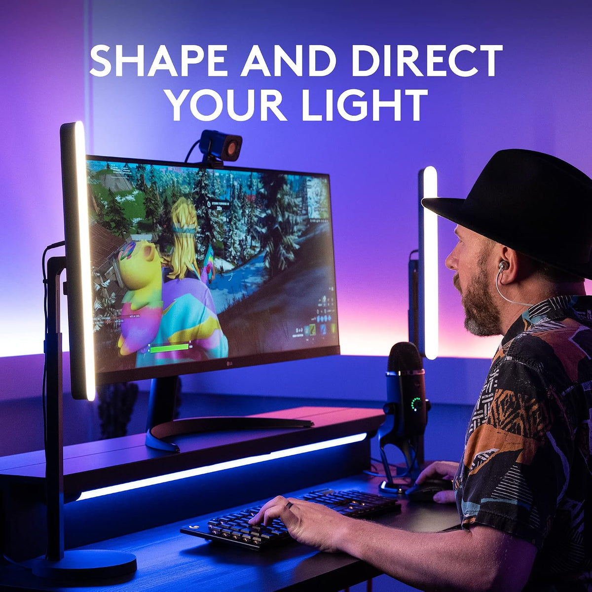 Logitech G Litra Beam Streaming Light — Graphite