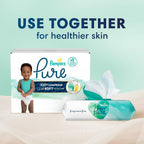 Pampers Diapers Size 6, 42 Count - Pure Protection Disposable Baby Diapers, Hypoallergenic and Unscented Protection, Super Pack (Packaging & Prints May Vary)