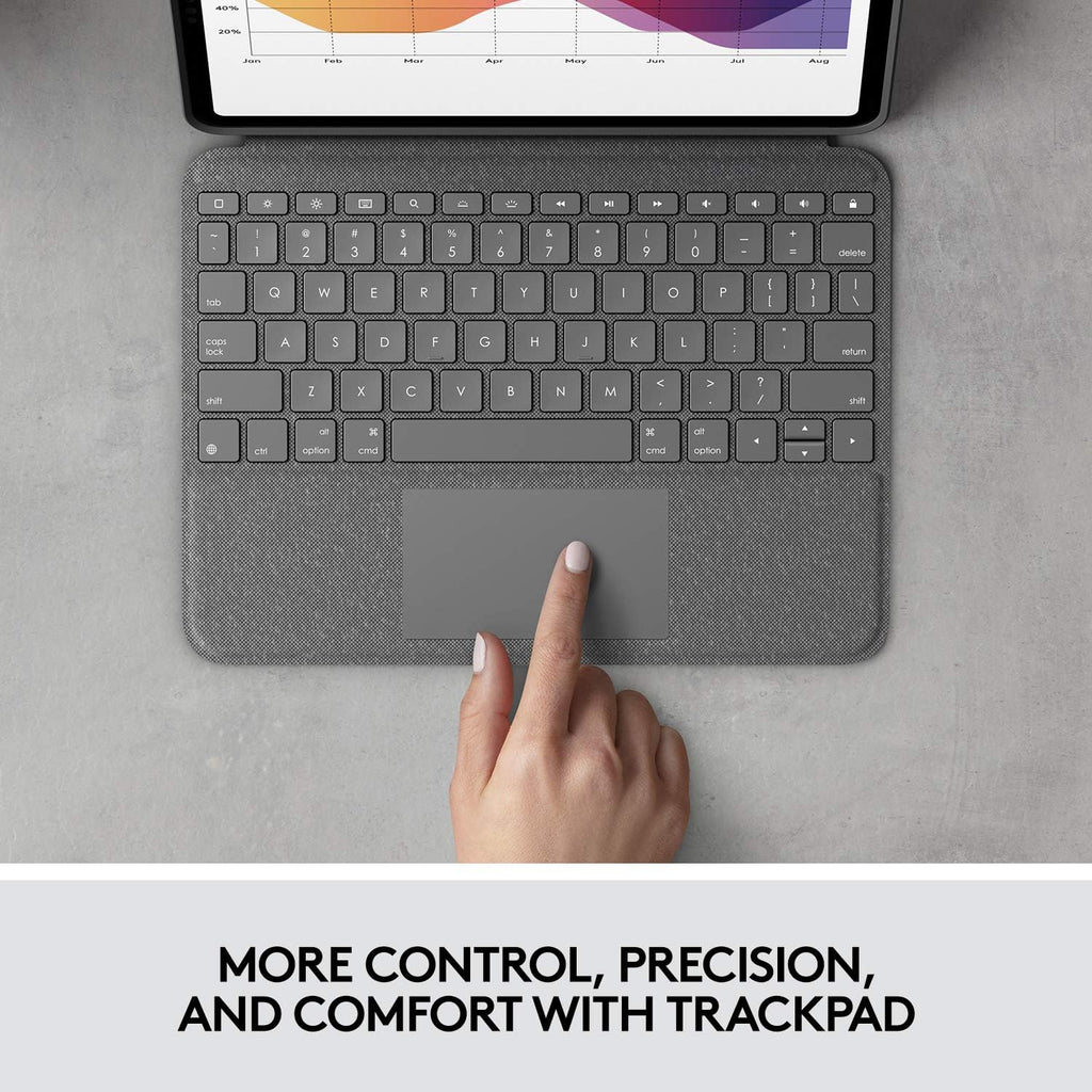 Logitech Folio Touch Keyboard Case for iPad Air 4th / 5th Gen — Black