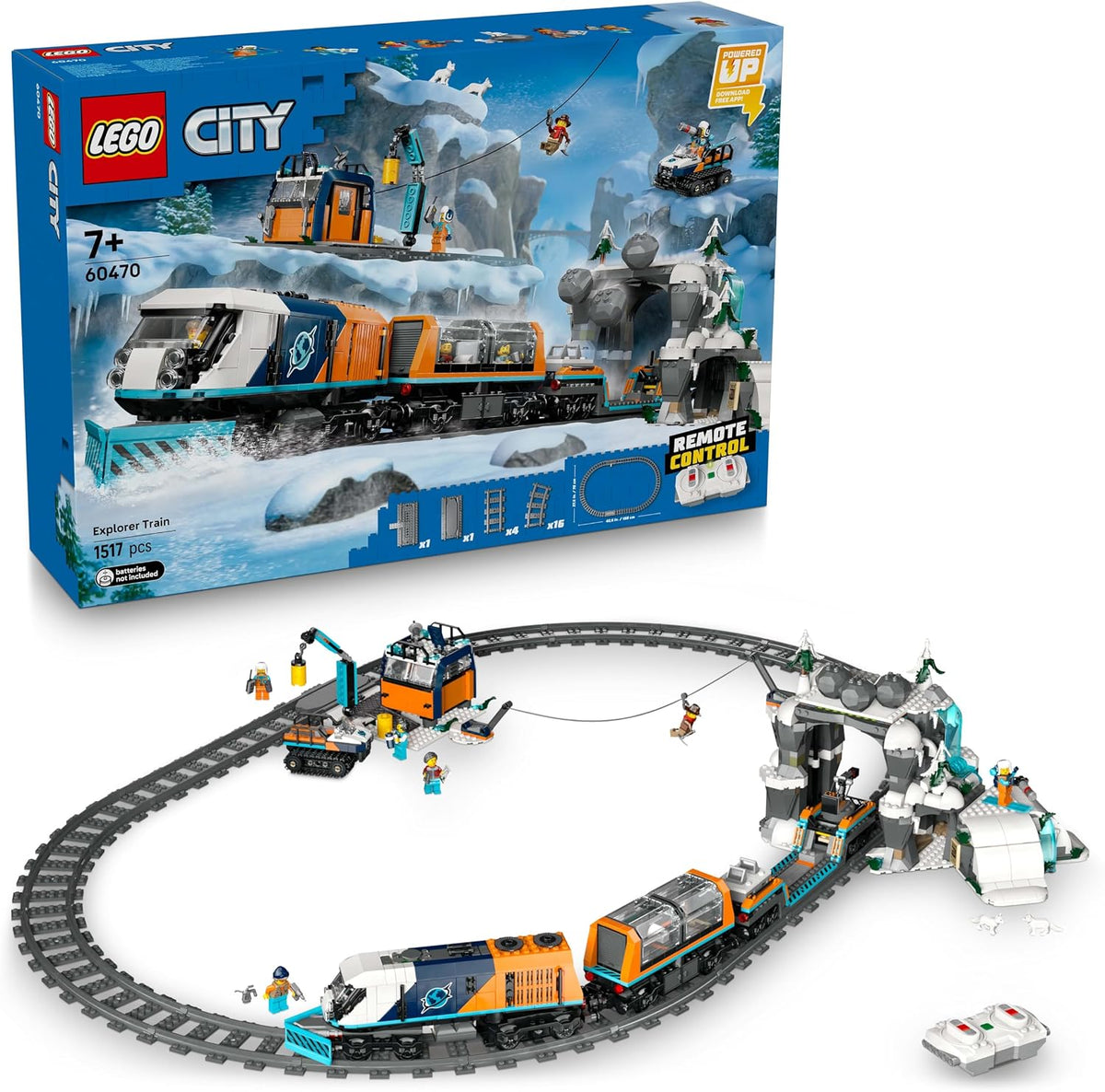 LEGO City Explorers' Arctic Polar Express Train 60470