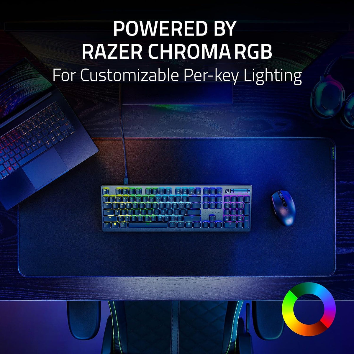 Razer DeathStalker V2 Gaming Keyboard — Black — product image 6