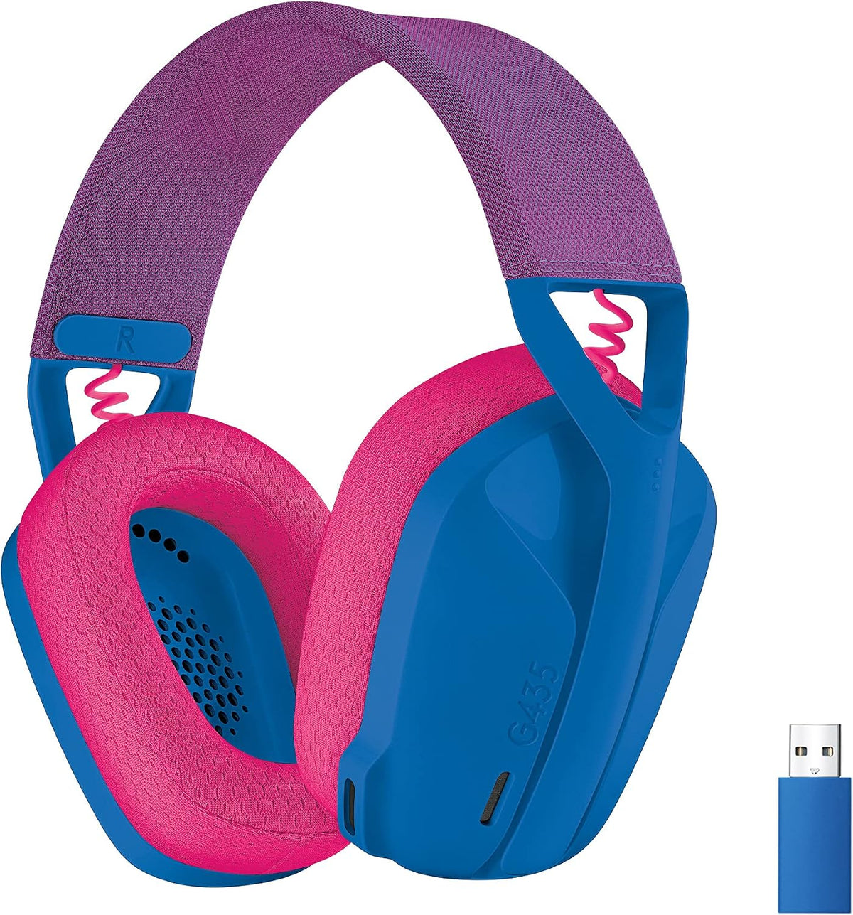 Logitech G435 Wireless Gaming Headset — Blue / Raspberry