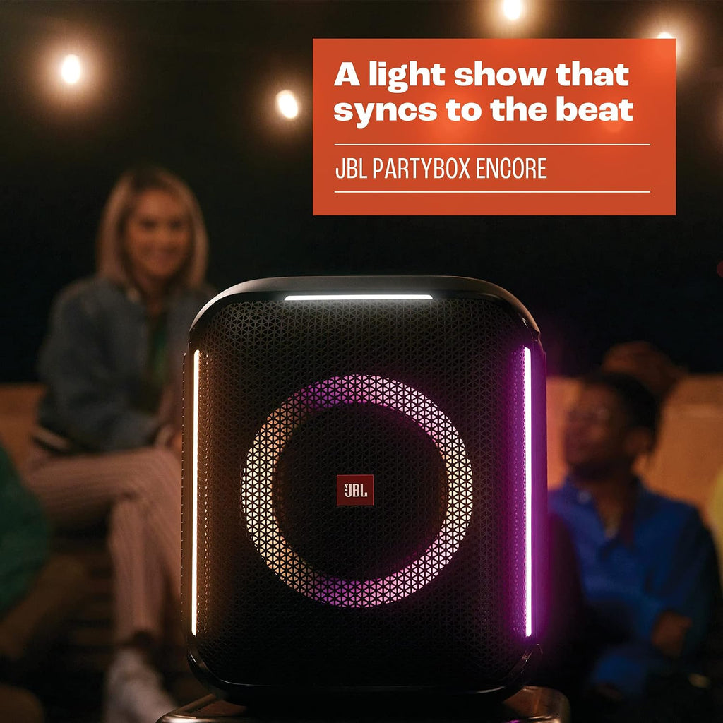 JBL PartyBox Encore with Wireless Microphone — Black