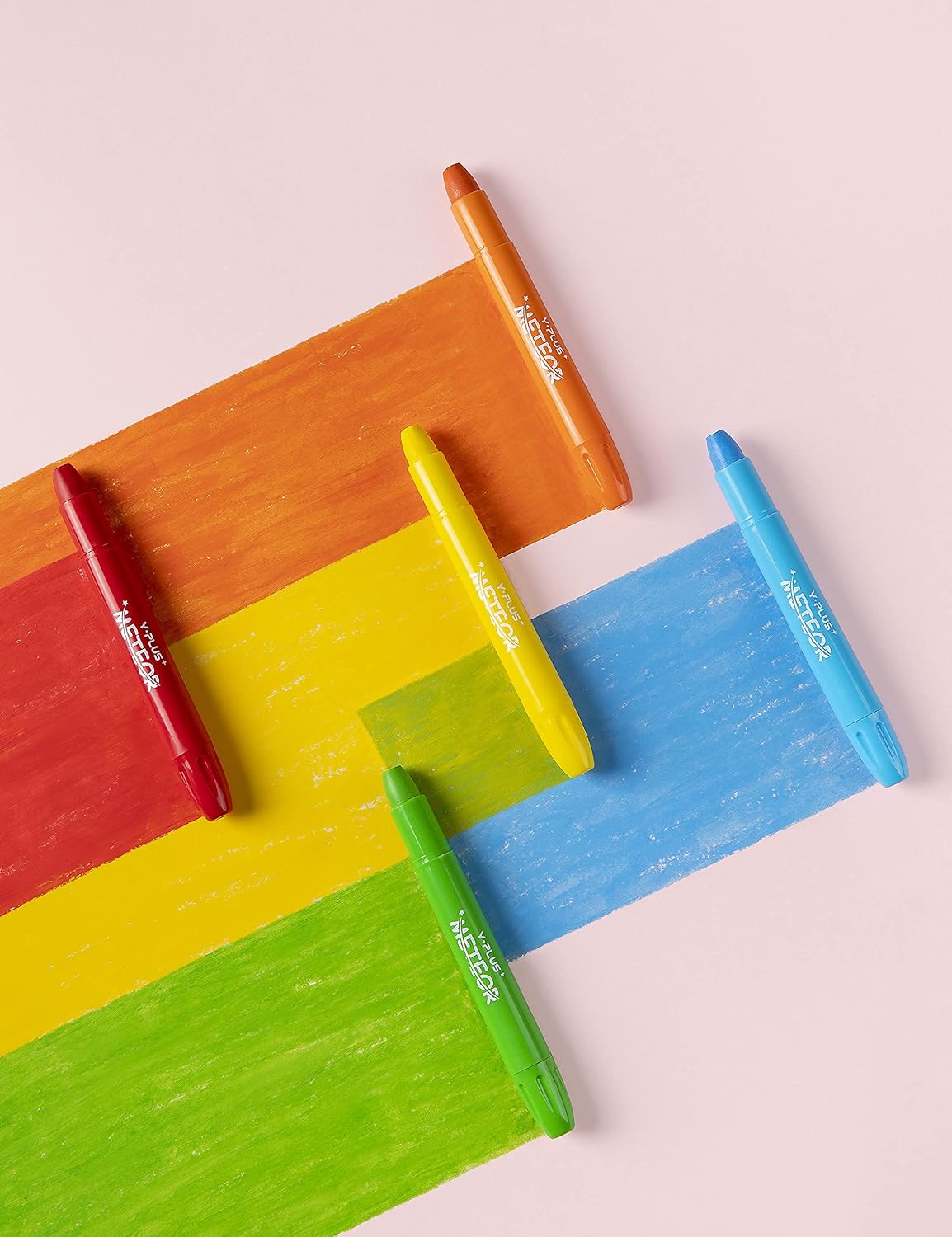 YPLUS Silky Twistable Gel Crayons — 12 Colours