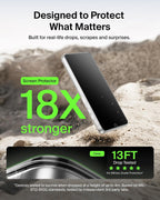 Belkin ScreenForce Titan Protective Bundle for Samsung Galaxy S26 with Scratch Resistant Screen Protector, Shockproof Phone Case and Anti-Reflective Camera Lens Protector - 4M Drop Protection