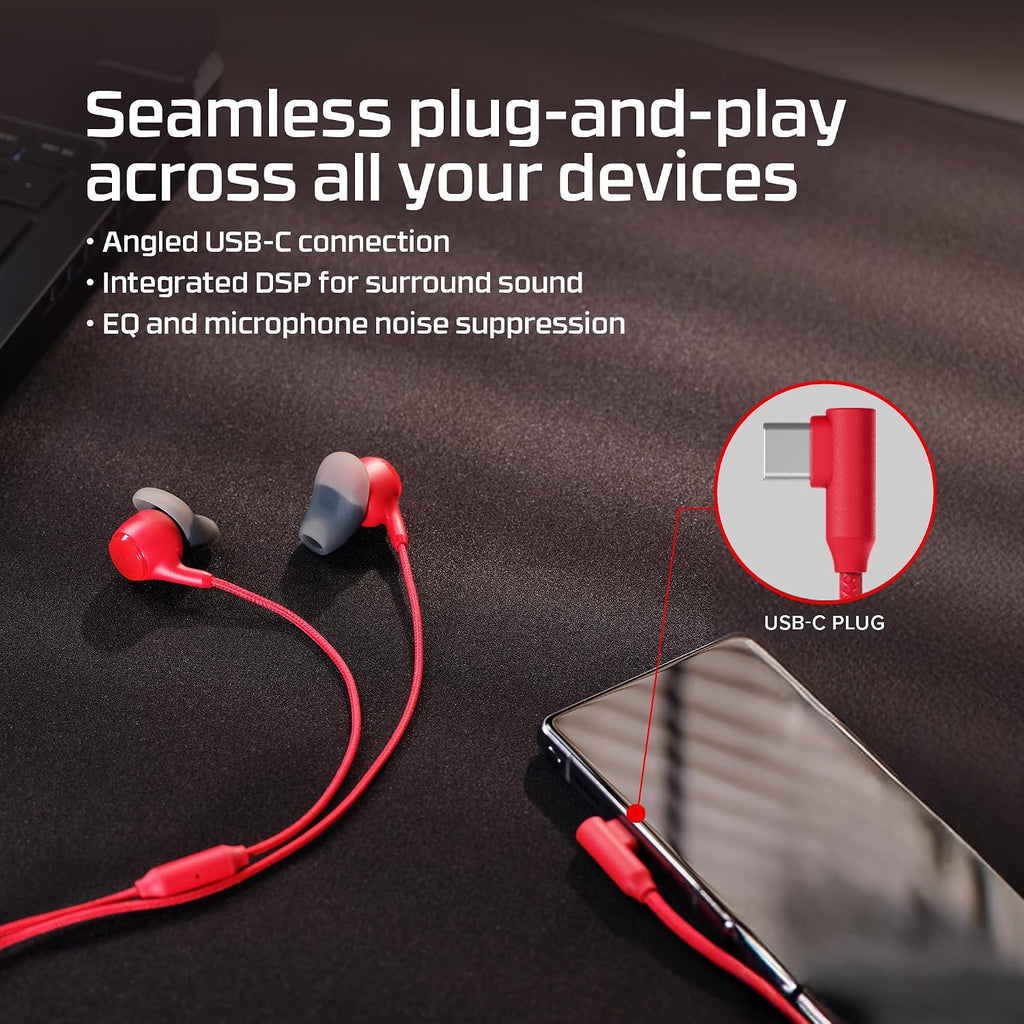 HyperX Cloud Earbuds III S Red — product image 5