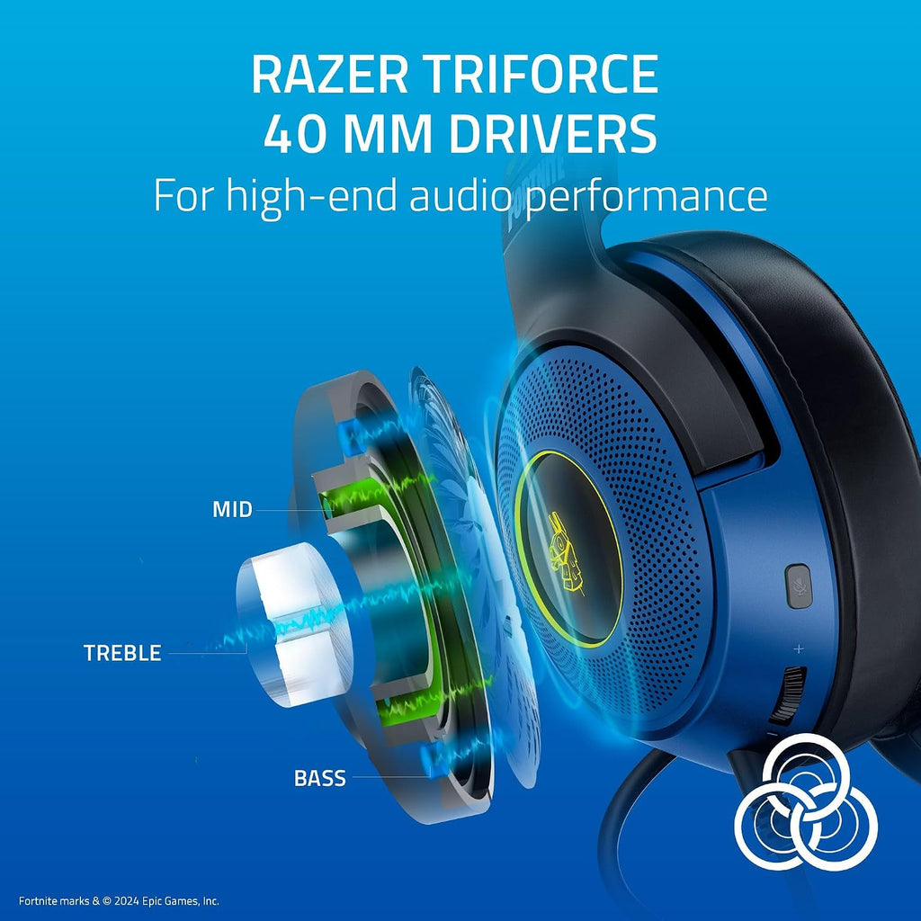 Razer Kraken V3 X Wired USB Gaming Headset — Blue — product image 4