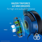 Razer Kraken V3 X Wired USB Gaming Headset — Blue — product image 4