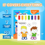 YPLUS Paint with Water Activity Books — profession
