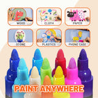 YPLUS Acrylic Paint Markers — 16 Colours