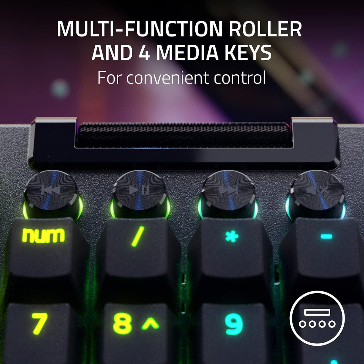 Razer BlackWidow V4 Pro Wired Mechanical Gaming Keyboard — product image 7