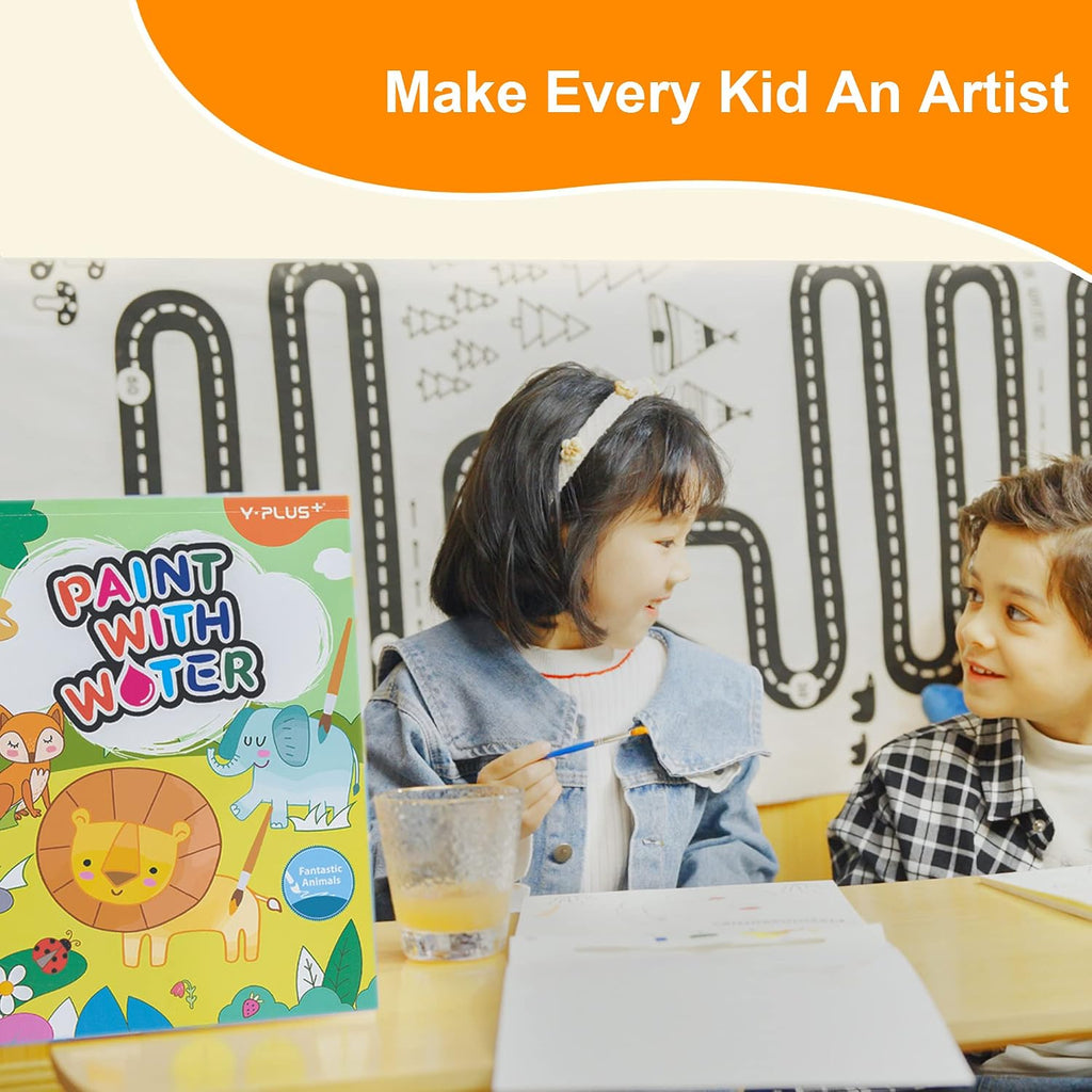YPLUS Paint with Water Activity Books — 7 themes