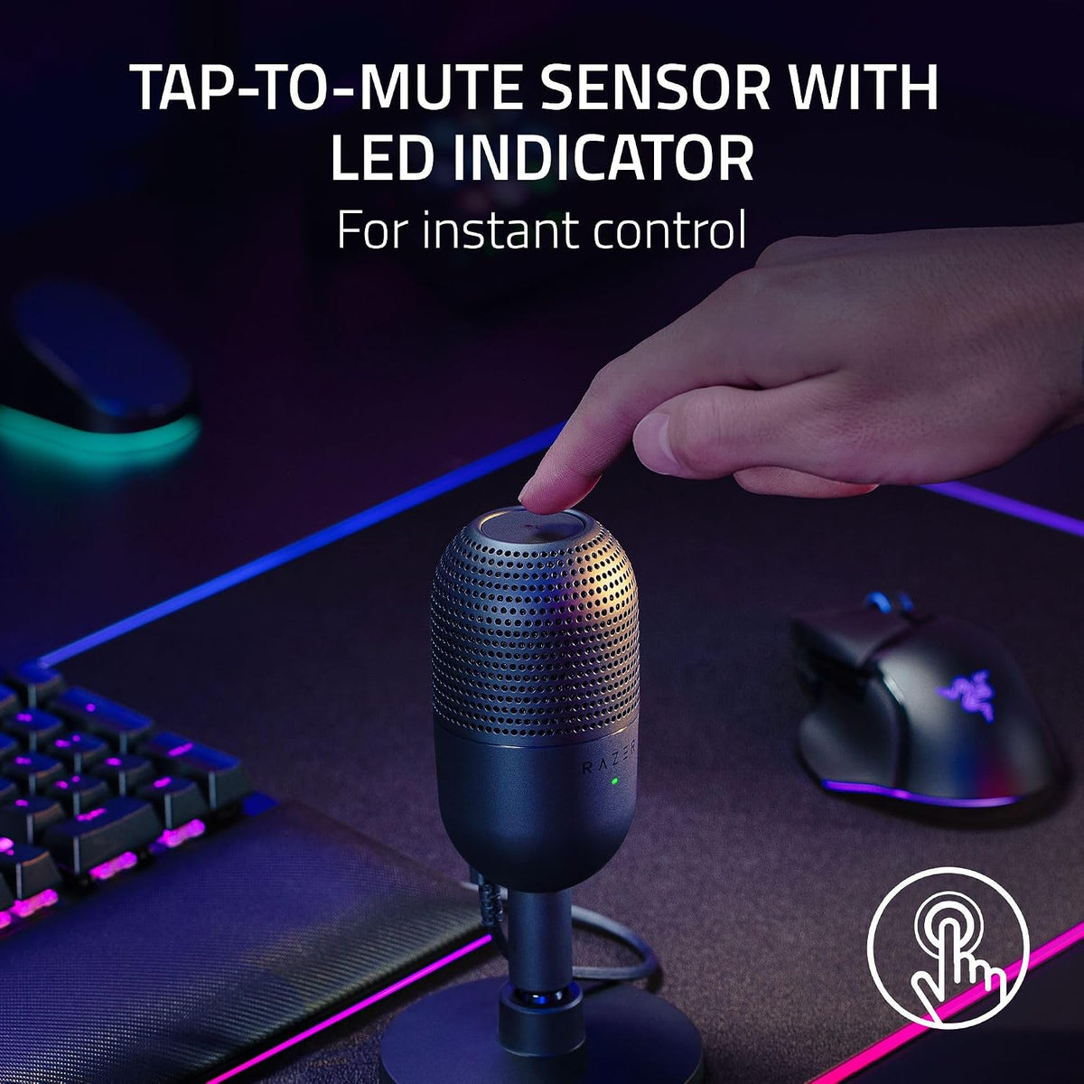 Razer Seiren V3 Mini USB Microphone — Black — product image 4