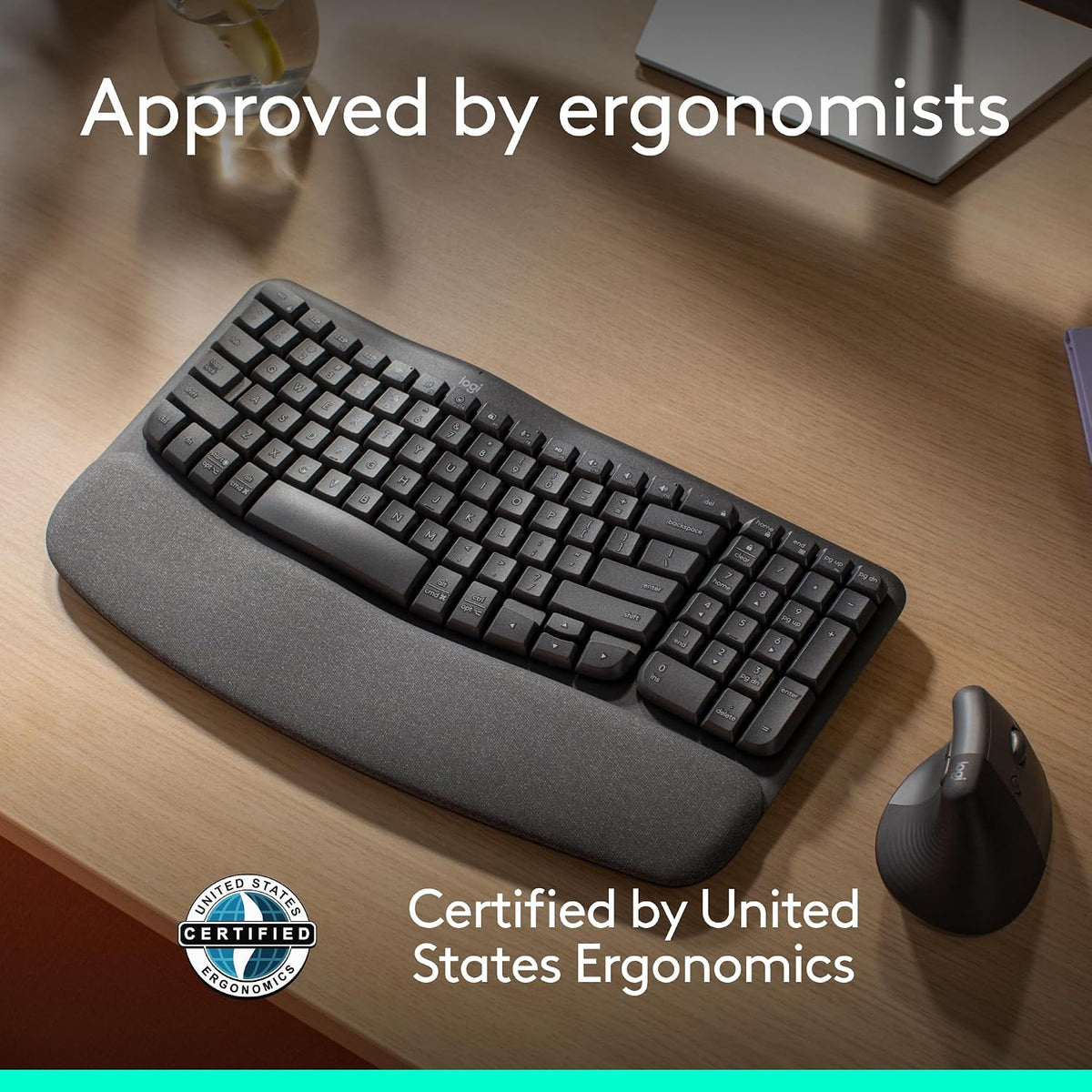 Logitech Wave Keys Keyboard — Graphite