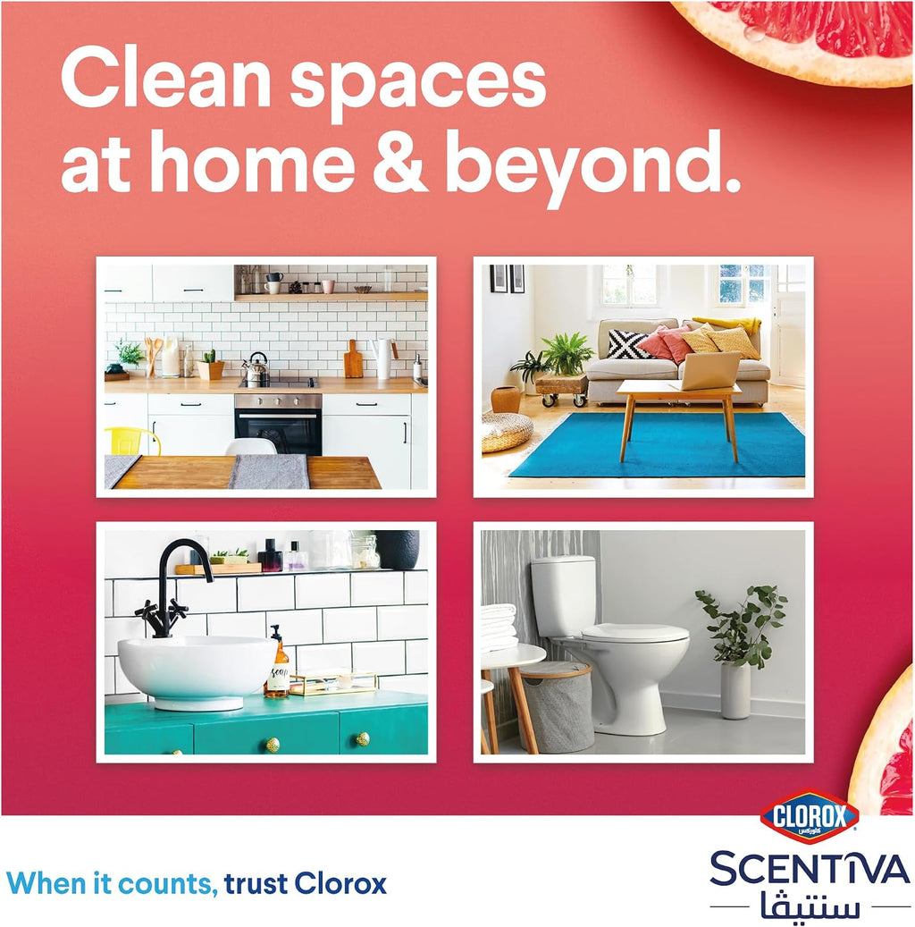 Clorox Scentiva Disinfecting Wipes Grapefruit & Orange Blossom — additional view 4