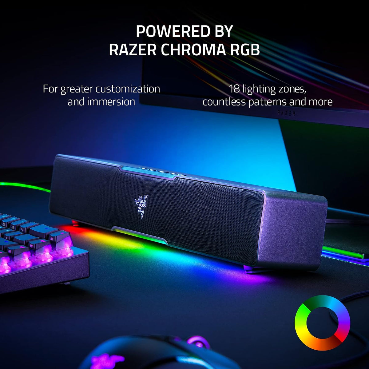 Razer Leviathan V2 X PC Gaming Soundbar — Black — product image 7
