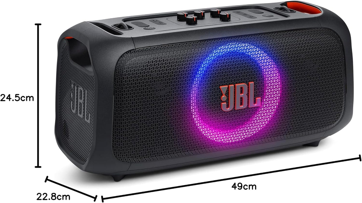 JBL PartyBox On-The-Go Essential with Wireless Microphone
