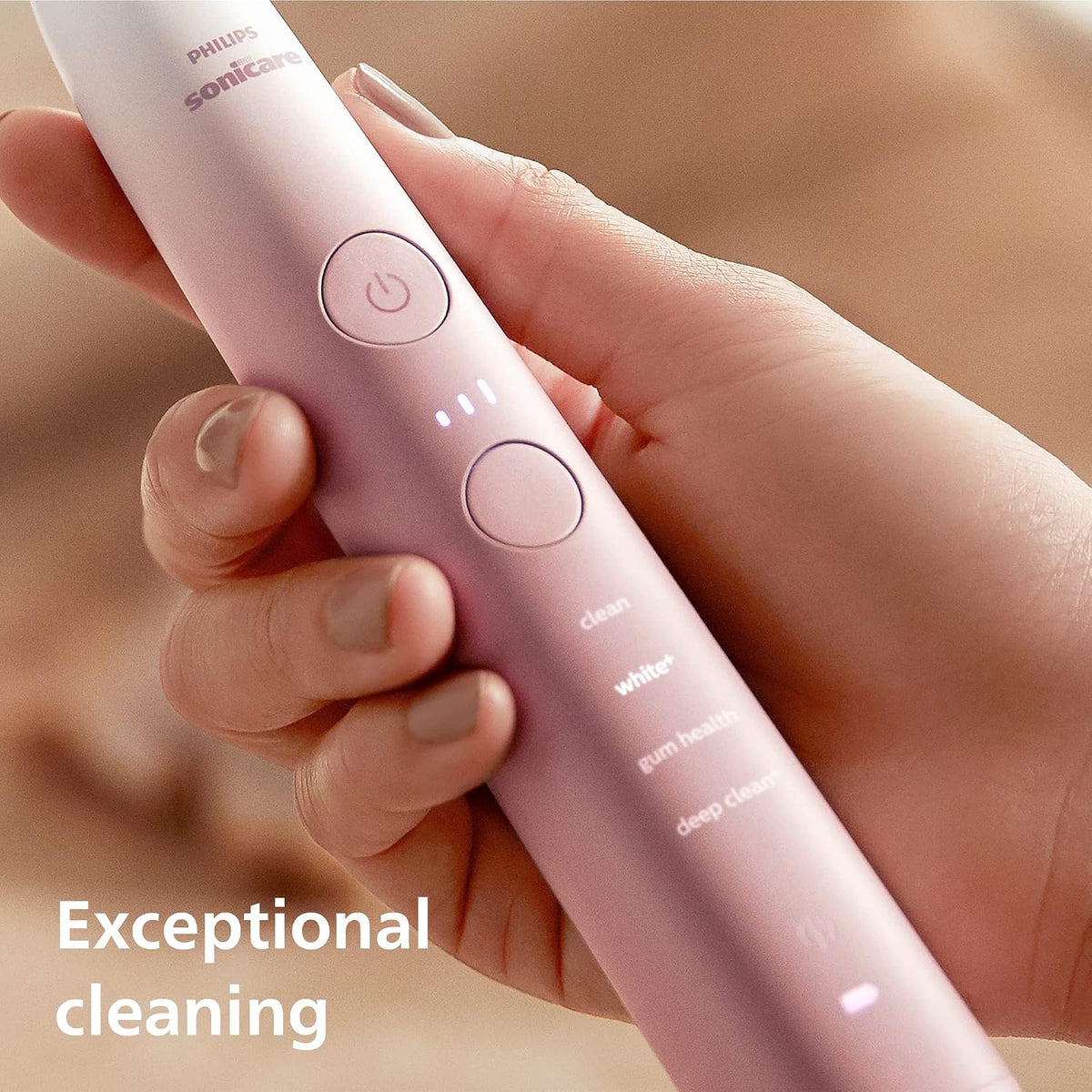 Philips Sonicare DiamondClean 9000 Series Power Electric Toothbrush Special Edition Sonic Brush, Pink, with 1 x C3 Premium Plaque Control Brush Head Model HX9911/84, Diamondclean 9000 Pink (1bh) — Diamondclean 9000 Pink (1bh)