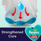 Pampers Nappy Pants Size 4 (9-15 kg / 20-33 lbs), Baby-Dry Night, 156 Nappies, MONTHLY BOX, Extra Protection All Night Long, Pull Ups